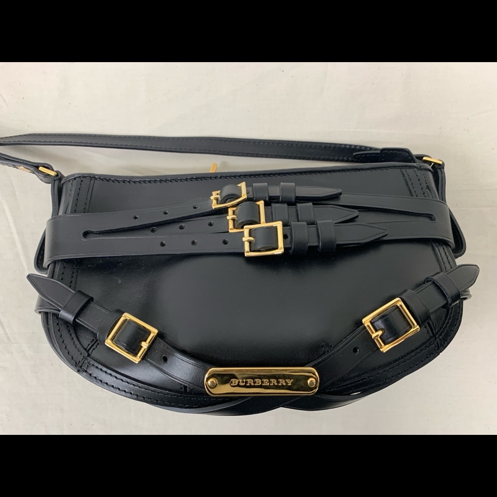 Burberry Black Bridle House Edie Sling Purse